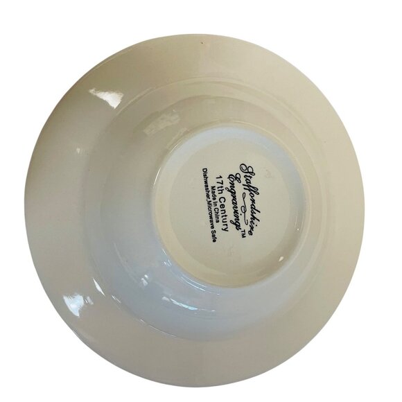 Vintage Johnson Brothers Dinner Plate 8 3/4" Coaching Scenes Red & White Transfe - Picture 8 of 8